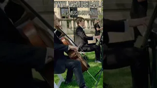 Piano Cello Wedding Music Canon in D, beautiful wedding at The Oheka Castle