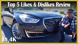 2017 Genesis G90 Review | What I Like and Dislike (IN-DEPTH) | "Right Off The Bat!" in 4k UHD!