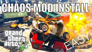 (NEW) CHAOS gta V mod install EASY | gta v mods 2021