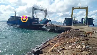 Docking of LCT Cargo Ship