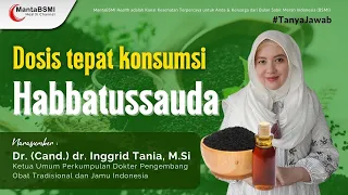 Dosis tepat konsumsi harian Habbatussauda / Jintan Hitam