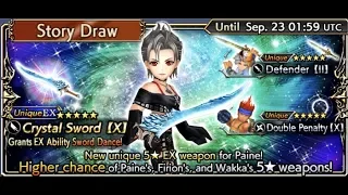 Dissidia Final Fantasy: Opera Omnia - Paine Ex (THANK YOU RNGESUS!) Event Draw