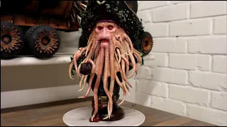 Davey Jones Bust 3d Printed