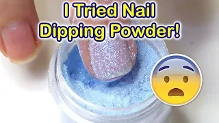 I Tried Nail Dipping Powder For The First Time!