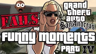 GTA San Andreas Speedrunning FAILS and FUNNY MOMENTS Part IV!