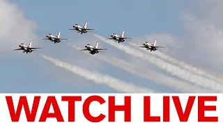 Blue Angels, Thunderbirds fly over NYC, NJ