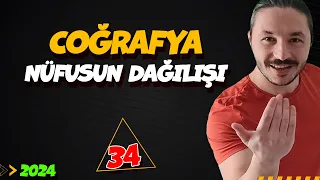 🌍DÜNYA'DA NÜFUSUN DAĞILIŞI 🔴39 Günde TYT Coğrafya Kampı-34 🟡10.sınıf coğrafya Kampı-16📌2024