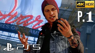 inFAMOUS Second Son - PS5 Gameplay Part 1 | 4K 60FPS HDR