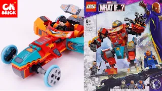 Unoffical LEGO Marvel What if...? Tony Stark´s Sakaarian Iron Man 76194 SPEED BUILD