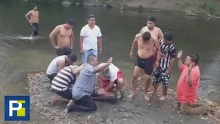 Un bautizo acaba en tragedia cuando una niña murió ahogada al ser arrastrada por la corriente
