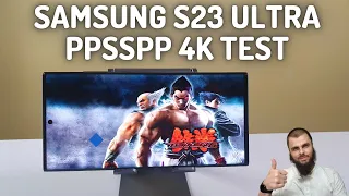 Samsung S23 Ultra PPSSPP New Update I Snapdragon 8 Gen 2 Gaming 4K 10X PSP Games 2023