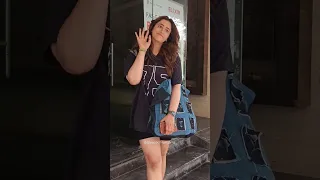 #nupursanon nails her look of the day #shorts #mumbai