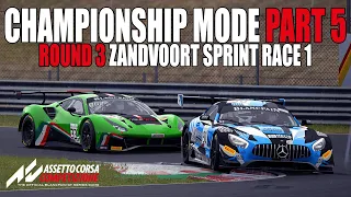 Assetto Corsa Competizione - Championship Mode Part 5 | Sprint Race 1 Zandvoort | Ferrari 488 GT3