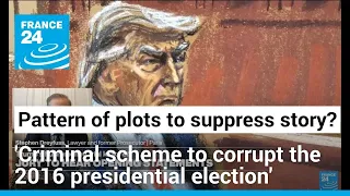 ‘I think there is substantial evidence’: Trump in NY court for hush-money trial • FRANCE 24