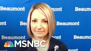 Nurse Says It's 'Heartbreaking' To Be Coronavirus Patients' 'Everything' | Stephanie Ruhle | MSNBC