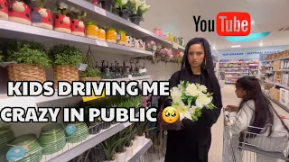 KIDS DRIVING ME CRAZY IN PUBLIC #dailyvlogs