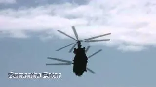 RAF Chinook Arrives and Departs after Eastbourne Display