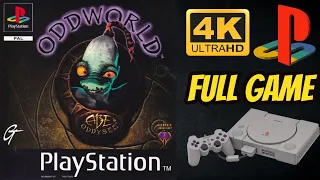 Oddworld: Abe's Oddysee | PS1 | 4K60ᶠᵖˢ UHD🔴| 100% Longplay Walkthrough Playthrough Full Movie Game