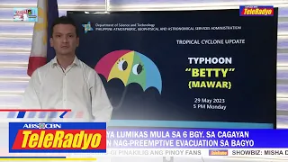 5PM tropical cyclone update ng PAGASA sa bagyong 'Betty' | Pasada (29 May 2023)