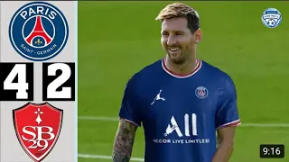 PSG and Brest 4:2 All goals plus extensive highlights