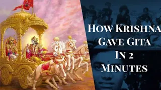 How Krishna Gave Gita in 2 Min | Short Experiences With Bhagawan Sri Sathya Sai Baba | Sathya to Sai