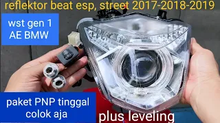 reflektor beat 2017-2018-2019 Wst gen 1 AE BMW plus leveling Sinar otomotif