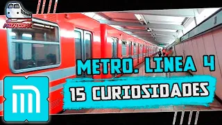 15 Curiosidades | Línea 4 del #METRO | ANZAI #CDMX