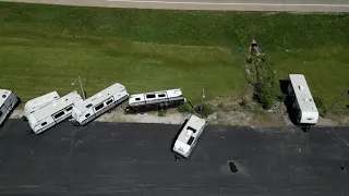 Drone video of storm damage May 6