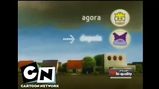 Cartoon Network ( Era City ) Bumper - "Agora/Depois" Se Liga Ian e Chowder