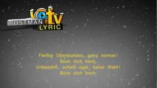 Bück Dich Hoch - Lyric Audio Video 2013 - FAVORITE STAR - Full HD High Quality