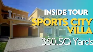 Sports City villa. Inside Tour // 350 SQ yards villa || Bahria Town Karachi