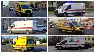 FORD TRANSIT AMBULANCES RESPONDING / СКОРЫЕ FORD TRANSIT