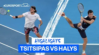 Tsitsipas Wins in Straight Sets! | Australian Open Highlights | Eurosport Tennis