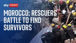 Morocco Earthquake: Rescuers battle to find survivors