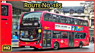 🇬🇧London Bus🚌Ride|Route No 185 Denmark hill To Lewisham|Double Decker Bus Ride|Great Guy Vlog