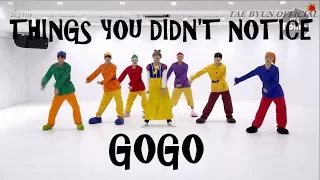 BTS THINGS YOU DIDN'T NOTICE IN GOGO DANCE PRACTICE(HALLOWEEN VER)