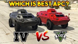 GTA 5 APC VS GTA 4 APC : WHICH IS BEST?