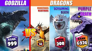 Godzilla vs How To Train Your Dragons Level Challenge | SPORE