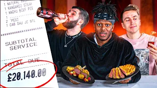 SIDEMEN WORLDS MOST EXPENSIVE MUKBANG