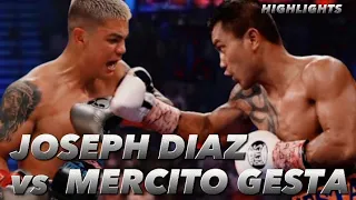 JOSEPH DIAZ JR VS MERCITO GESTA HIGHLIGHTS / BOXING