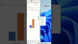 Male Female Ratio Infographics - Part 1 #tips #excel #short #short #shortvideo #shortsvideo #how