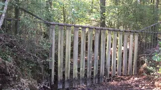 How to Build  a fence through a creek the right way