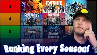 Ranking All 25 Fortnite Seasons! (Chapter 1 Season 1 - Chapter 4 Season 3 Tier List)