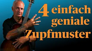 4 Fingerpicking Zupfmuster für den Anfang | GITARRE SPIELEN