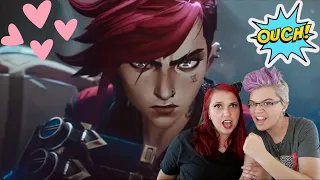 Lesbian Couple React to Vi Fight Scenes in Arcane