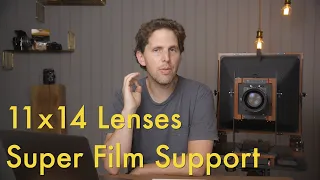 11x14 Large Format Photography Lenses|| Super Film Support