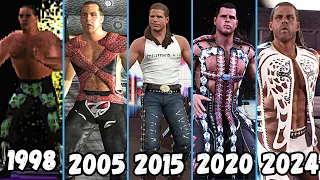 Evolution of Shawn Michaels Entrance 1998-2024 - WWE Games