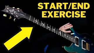 My Go-To Start/End Exercise for Guitar Scale Warm Ups!
