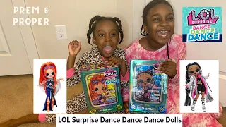 LOL Surprise Dance Dance Dance OMG Glow in Dark Dolls Unboxing | MAJOR LADY & B-GURL | Prem & Proper