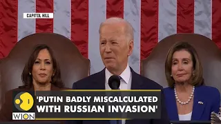 US President Biden's State of the Union address: 'Putin badly miscalculated with Russian invasion'
